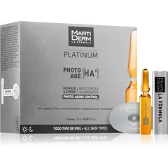 Martiderm Platinum Photo Age HA+ Anti-Aging Gesichtsserum in Ampullen mit Vitamin C 10x