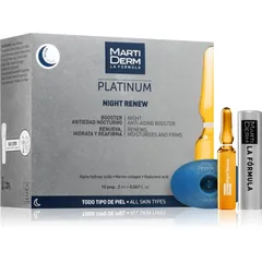 Martiderm Platinum Night Renew Anti-Falten-Nachtserum in Ampullen 10x