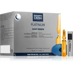 Martiderm Platinum Night Renew Anti-Falten-Nachtserum in Ampullen 30x
