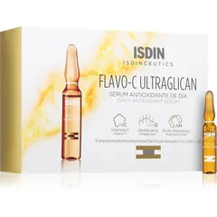 ISDIN Isdinceutics Flavo-C Ultraglican Antioxidatives straffendes Gesichtshaut-Serum mit Vitamin C 30x