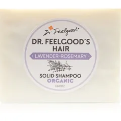 Dr. Feelgood Lavender & Rosemary Organisches Shampoo als Waschstück