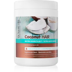 Dr. Santé Coconut Hydratisierende Maske für Glanz auf trockenem und brüchigem Haar