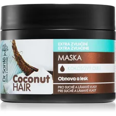Dr. Santé Coconut Hydratisierende Maske für Glanz auf trockenem und brüchigem Haar