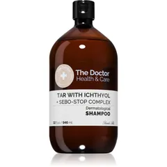 The Doctor Tar with Ichthyol + Sebo-Stop Complex Shampoo bei seborrhoischer Dermatitis und starker Schuppenbildung