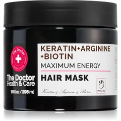The Doctor Keratin + Arginine + Biotin Maximum Energy Keratinmaske für das Haar
