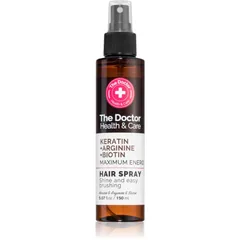 The Doctor Keratin + Arginine + Biotin Maximum Energy pflegender nicht-ausspülbarer Conditioner mit Keratin