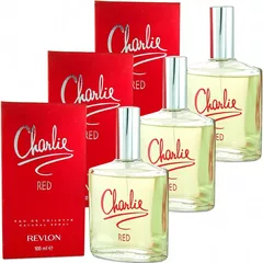 Revlon Charlie Red Women's Perfume Bundle 3 x 100 ml