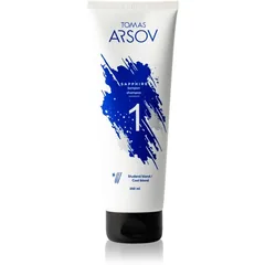 Tomas Arsov Sapphire Blonde Shampoo Shampoo zum Neutralisieren von Gelbstich für blondiertes Haar oder kaltblonde Strähnchen