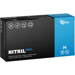 Espeon Nitril Ideal3 Blue Puderfreie Handschuhe aus Nitril Größe M