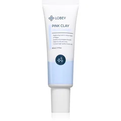 Lobey Pink Clay aufhellende Hautmaske zum vereinheitlichen der Hauttöne