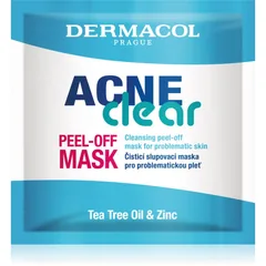 Dermacol Acne Clear Reinigungsmaske zum Abziehen für unreine Haut
