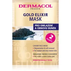 Dermacol Gold Elixir Gesichtsmaske mit Kaviar 2x