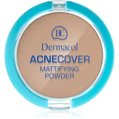 Dermacol Acne Cover Kompaktpuder für problematische Haut, Akne Farbton Sand