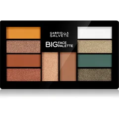 Gabriella Salvete Big Face Lidschatten-Palette mit Aufheller mit Bronzer 01