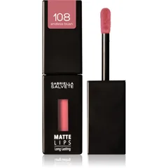 Gabriella Salvete Matte Lips langanhaltender flüssiger Lippenstift mit Matt-Effekt Farbton 108 Endless Blush