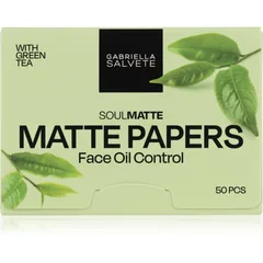 Gabriella Salvete SoulMatte Green Tea Mattierende Papierblättchen mit grünem Tee .