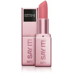 Gabriella Salvete Say It! It Matters Mattierender Lippenstift mit Pudereffekt Farbton 01