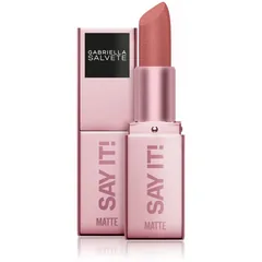 Gabriella Salvete Say It! It Matters Mattierender Lippenstift mit Pudereffekt Farbton 02