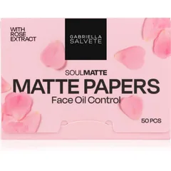 Gabriella Salvete SoulMatte Rose Extract Mattierende Papierblättchen mit Rosenöl