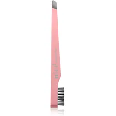 Diva & Nice Cosmetics Accessories schräge Pinzette mit Bürste Pink