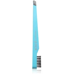 Diva & Nice Cosmetics Accessories schräge Pinzette mit Bürste Turquoise