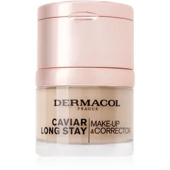 Dermacol Caviar Long Stay Langanhaltendes Foundation mit Kaviarauszügen und Korrektor Farbton Nude