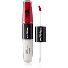 Dermacol 16H Lip Colour langlebiger, glänzender Lippenstift Farbton 03 Hot Date 2x