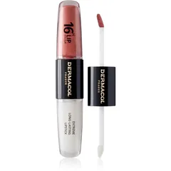 Dermacol 16H Lip Colour langlebiger, glänzender Lippenstift Farbton 05 Sparkling Muse 2x
