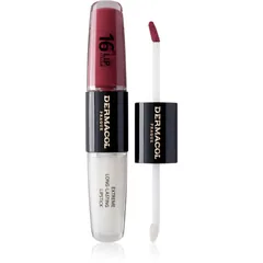 Dermacol 16H Lip Colour langlebiger, glänzender Lippenstift Farbton 28 Royal Peony 2x
