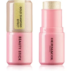 Dermacol Beauty Stick Highlight Cremiger Highlighter in der Form eines Stiftes Farbton 01 Rosegold