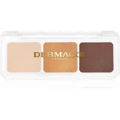 Dermacol Compact Trio Lidschattenpalette Farbton 3 Golden Sands