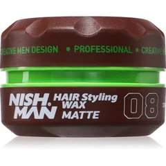 Nish Man 08 Stylingwachs für kurzes Haar mit Matt-Effekt
