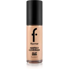 flormar Perfect Coverage Mat Touch Foundation mattierendes Foundation für gemischte bis fettige Haut Farbton 308 Fair Ivory