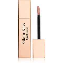 flormar Glam Kiss Liquid Lipstick langanhaltender flüssiger Lippenstift mit hohem Glanz Farbton 001 Naked Glow