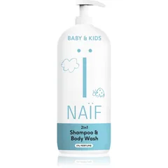 Naif Baby & Kids 2-in-1 Reinigungsgel und Shampoo für Kinder Nicht parfümiert