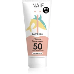 Naif Baby & Kids Mineral Sunscreen Spf 50 0 % Perfume schützende Creme für Kinder 100 · 175 ml