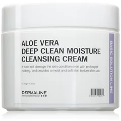 Dermaline Basic Solution Line Aloe Vera Deep Clean Moisture Cleansing Cream tiefenreinigende Creme mit Aloe Vera für empfindliche Haut