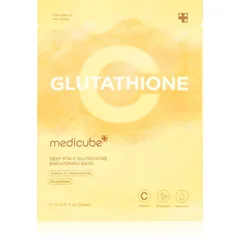 Medicube Deep Vita C Glutathione Brightening Mask Aufhellende Tuchmaske