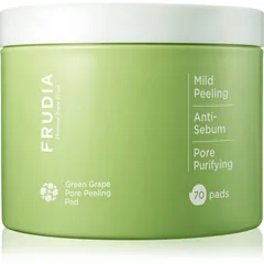 Frudia Green Grape Peeling-Pads für das Gesicht gegen ein glänzendes Gesicht und erweiterte Poren .