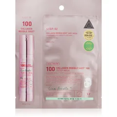 VT Cosmetics Collagen Reedle Shot 100 2 Step Mask Lifting und festigende Maske für eine zwei-Phasen-Hautpflege