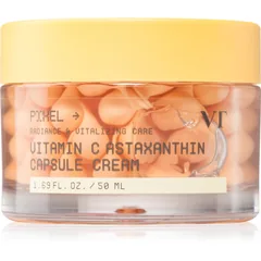 VT Cosmetics Vitamin C Astaxanthin Capsule Cream feuchtigkeitsspendende Creme für strahlenden Glanz zum vereinheitlichen der Hauttöne