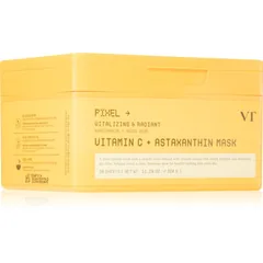 VT Cosmetics Vitamin C Astaxanthin Mask aufhellende, feuchtigkeitsspendende Maske zum vereinheitlichen der Hauttöne Grosspackung