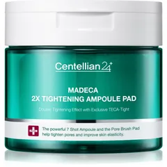 Centellian24 Madeca Double Tightening Ampoule Pad tonisierende Pads verfeinert Poren und Falten