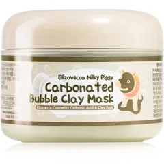 Elizavecca Milky Piggy Carbonated Bubble Clay Mask tiefenreinigende Gesichtsmaske für problematische Haut, Akne