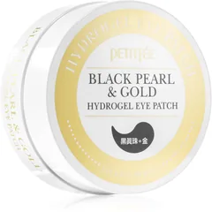 Petitfée Black Pearl & Gold feuchtigkeitsspendende Gel-Maske für den Augenbereich .