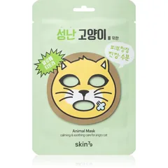 Skin79 Animal For Angry Cat Zellschichtmaske mit feuchtigkeitsspendender und beruhigender Wirkung