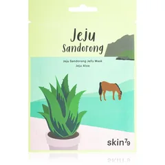 Skin79 Jeju Sandorong Jeju Aloe Beruhigende Tuchmaske mit feuchtigkeitsspendender Wirkung