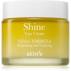 Skin79 Shine Yuja Cream Vita-C Formula feuchtigkeitsspendende und aufhellende Gesichtscreme Für hyperpigmentierte Haut