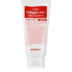MEDIPEEL+ Red Lacto Collagen Clear Foam Cleanser 2.0 Tiefenreinigungsschaum Creme zur Wiederherstellung der Festigkeit der Haut