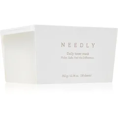 NEEDLY Daily Toner Mask Feuchtigkeitsspendende Tuchmaske mit beruhigender Wirkung Grosspackung .